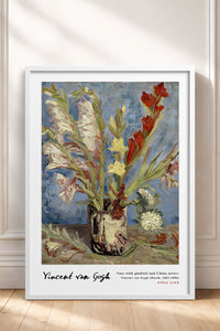 HOMEPACK Ahşap Çerçeveli Tablo Çerçeveli Poster Sanatsal Modern Duvar Dekoru VAN GOGH-26