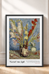 HOMEPACK Ahşap Çerçeveli Tablo Çerçeveli Poster Sanatsal Modern Duvar Dekoru VAN GOGH-26