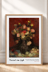 HOMEPACK Ahşap Çerçeveli Tablo Çerçeveli Poster Sanatsal Modern Duvar Dekoru VAN GOGH-27