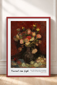 HOMEPACK Ahşap Çerçeveli Tablo Çerçeveli Poster Sanatsal Modern Duvar Dekoru VAN GOGH-27
