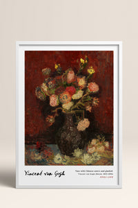 HOMEPACK Ahşap Çerçeveli Tablo Çerçeveli Poster Sanatsal Modern Duvar Dekoru VAN GOGH-27