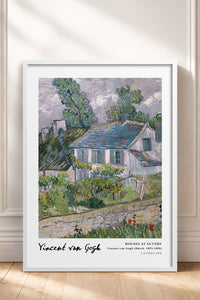 HOMEPACK Ahşap Çerçeveli Tablo Çerçeveli Poster Sanatsal Modern Duvar Dekoru VAN GOGH-28
