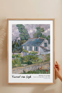 HOMEPACK Ahşap Çerçeveli Tablo Çerçeveli Poster Sanatsal Modern Duvar Dekoru VAN GOGH-28