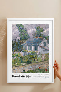 HOMEPACK Ahşap Çerçeveli Tablo Çerçeveli Poster Sanatsal Modern Duvar Dekoru VAN GOGH-28