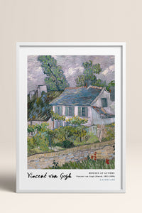 HOMEPACK Ahşap Çerçeveli Tablo Çerçeveli Poster Sanatsal Modern Duvar Dekoru VAN GOGH-28