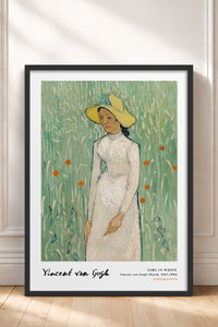 HOMEPACK Ahşap Çerçeveli Tablo Çerçeveli Poster Sanatsal Modern Duvar Dekoru VAN GOGH-29