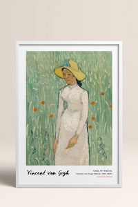 HOMEPACK Ahşap Çerçeveli Tablo Çerçeveli Poster Sanatsal Modern Duvar Dekoru VAN GOGH-29