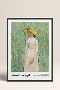 HOMEPACK Ahşap Çerçeveli Tablo Çerçeveli Poster Sanatsal Modern Duvar Dekoru VAN GOGH-29