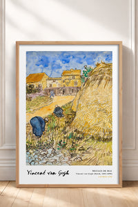 HOMEPACK Ahşap Çerçeveli Tablo Çerçeveli Poster Sanatsal Modern Duvar Dekoru VAN GOGH-30