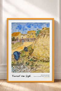 HOMEPACK Ahşap Çerçeveli Tablo Çerçeveli Poster Sanatsal Modern Duvar Dekoru VAN GOGH-30